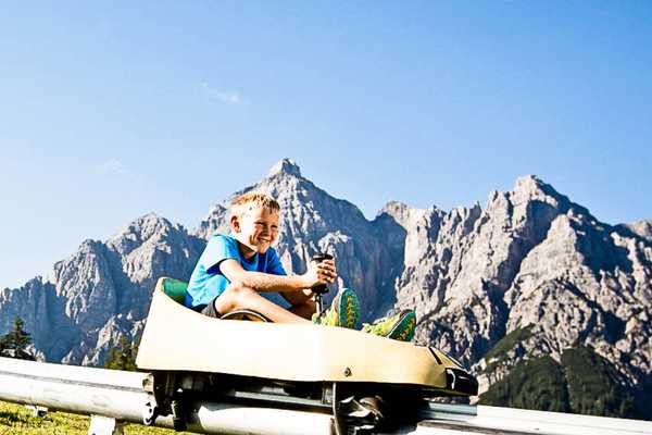 Legendary and world-famous: Mieders summer toboggan run